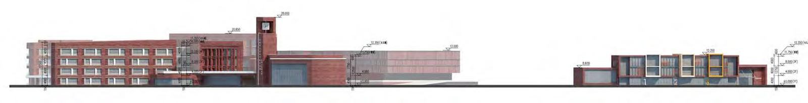 Fushun Experimental Middle School — Elevation