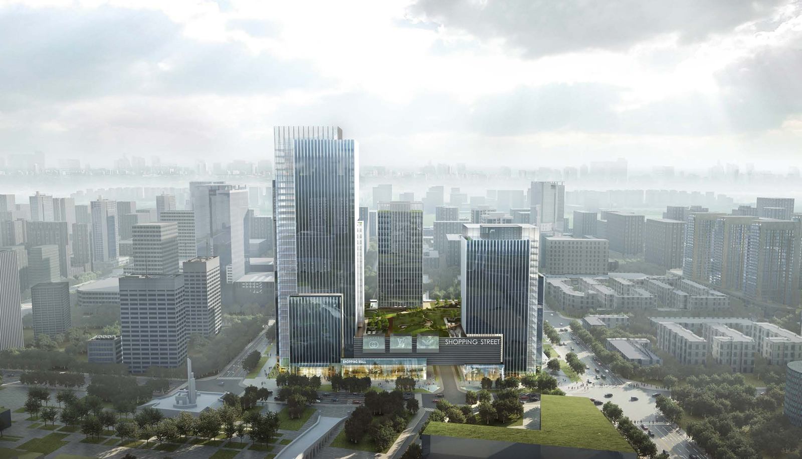 Shijiazhuang CBD Office & Commercial Complex — In the city centre.