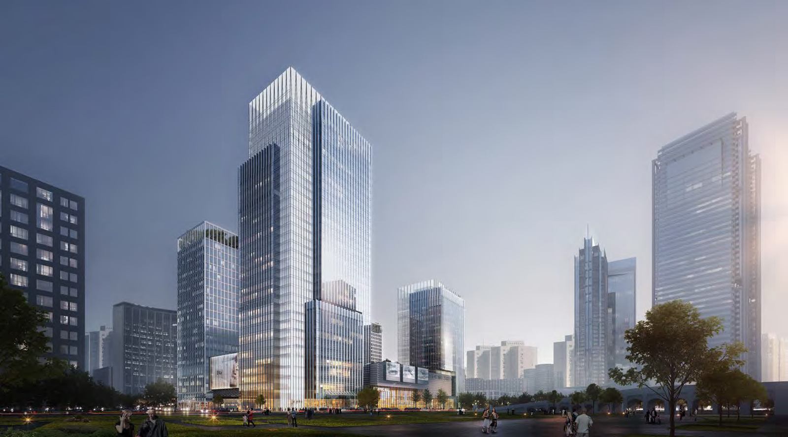 Shijiazhuang CBD Office & Commercial Complex — Office towers.