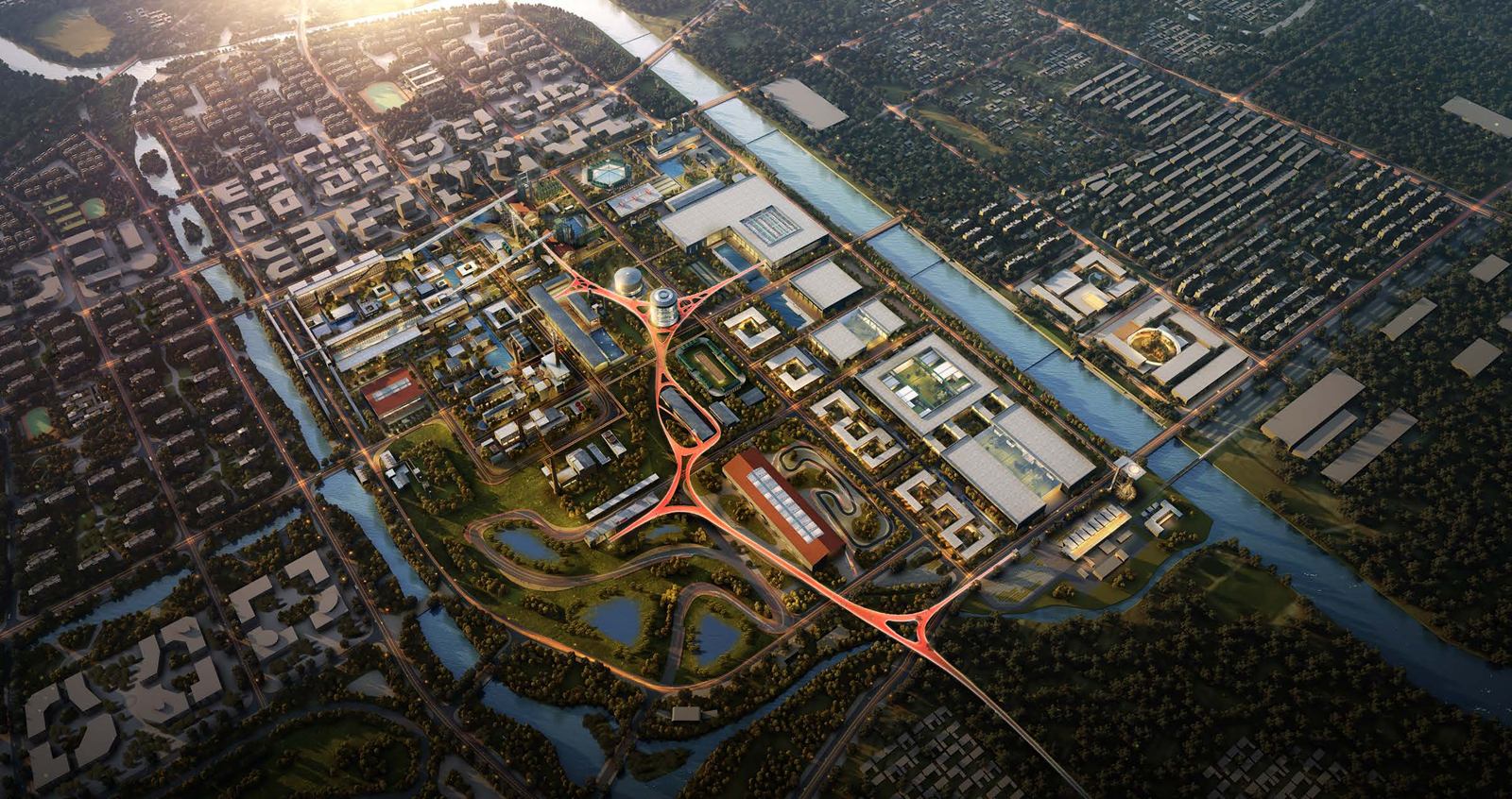 Shougang Qinhuangdao Racing Valley — Aerial view